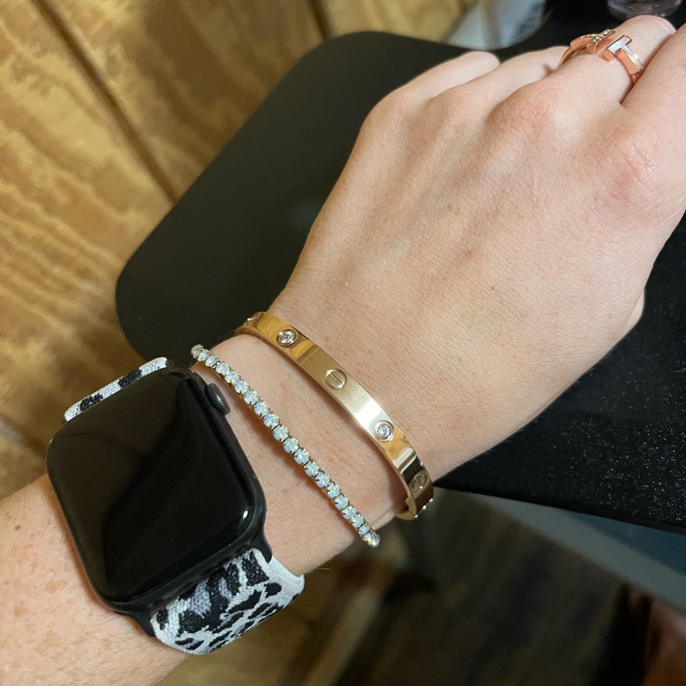 Cartier ‘Love’ Rose Gold 4-diamond bracelet